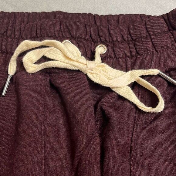 Revolve n:philanthropy Quattro Jogger Sweatpants Dark Red Pockets XS NWT Casual - Picture 3 of 10